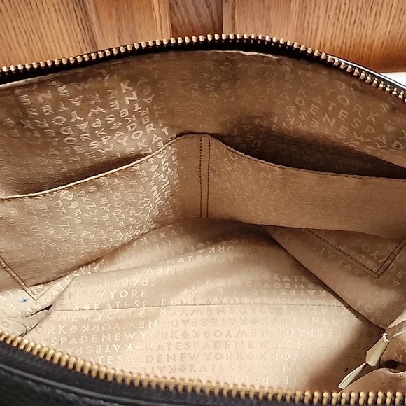 Kate Spade Black Pebbled Leather Shoulder Bag
